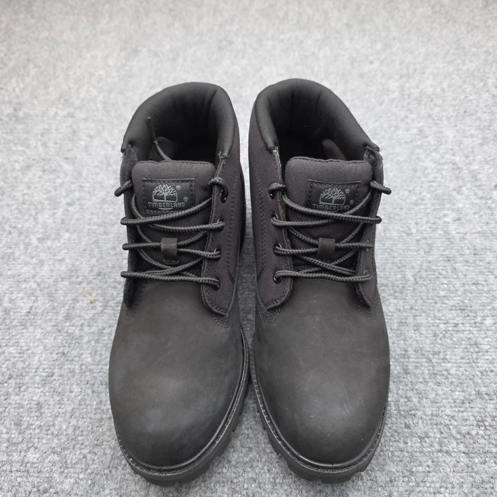 Timberland Heritage Mid Lace Chukka Boots Black Nubuck TB0A431H Men's Size 10